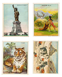 1910-Era Hassan "T" Set Complete and Partial Set Collection (10 Sets, 366 Cards)