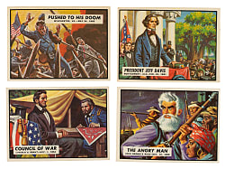 1962 Topps "Civil War News" Complete Set (88) with Unmarked Checklist