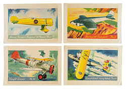 1930s F277-3 Heinz "Famous Airplanes" Premiums Complete Set (4)
