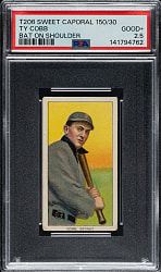 1909-1911 T206 White Border Ty Cobb Bat On Shoulder PSA GOOD+ 2.5