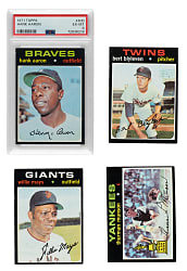 1971 Topps Complete Set (752) Including 29 PSA-Graded Cards