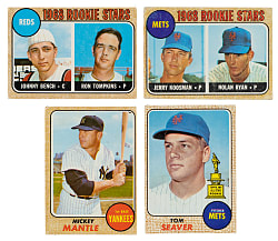 1968 Topps Complete Set (598) Plus Complete Game Set (33)