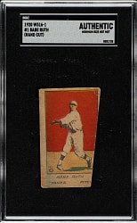 1920 W516-1 #1 Babe Ruth - SGC
