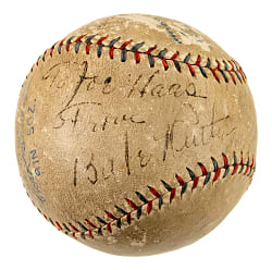 Circa 1932 Babe Ruth Single-Signed Baseball - PSA/DNA