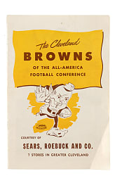 1946 Cleveland Browns Multi-Signed Guide Book