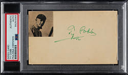 Ty Cobb Signed Index Card - PSA/DNA