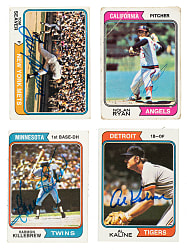 Signed 1974 Topps Collection (326) Including Tom Seaver and Nolan Ryan