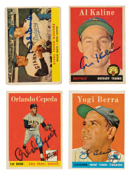 Signed 1957 to 1959 Topps Collection (183) Including 16 Hall of Famers