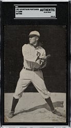 1907 PC765 A. C. Dietsche Detroit Tigers Postcard Ty Cobb Rookie Batting - SGC