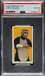 1909-1911 T206 White Border Larry McLean PSA EX-MT 6