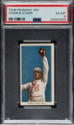 1909-1911 T206 White Border Charlie Starr PSA EX-MT 6