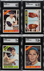1966 Topps Complete Set (598) Including #50 Mickey Mantle SGC EX/NM 6