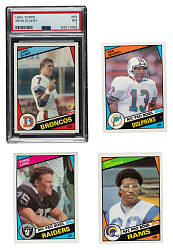 High-Grade 1984 to 1988 Topps Football Complete and Near-Complete Set Collection (10 Sets, 4,080 Cards)