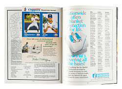 1995 Columbus Clippers Yearbook with Derek Jeter and Jorge Posada Pre-Rookies