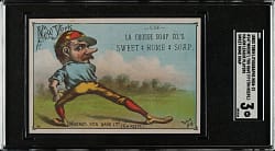 1887 H804-21 Tobin Litho Trade Card Tim Keefe SGC VG 3
