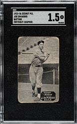 1934 Zeenut PCL Joe DiMaggio Batting Rookie SGC FAIR 1.5