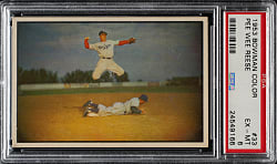 1953 Bowman Color #33 Pee Wee Reese PSA EX-MT 6