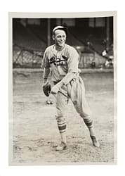 1928 Jim Bottomley Original International Newsreel Photograph PSA/DNA Type I - Image Used for 1929 R315 "Portraits and Actions" Card