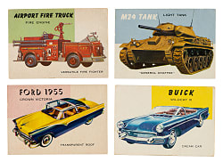 1953-1955 Topps "World On Wheels" Near-Complete Set (177/180)