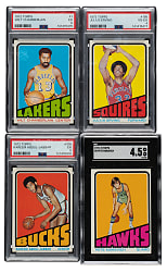 1972-1973 Topps Basketball Complete Set (264)