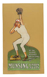 Circa 1910 Munsing Union Suit Advertising Display