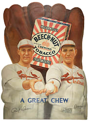 Circa 1934 Dizzy and Daffy Dean Beech-Nut Advertising Display