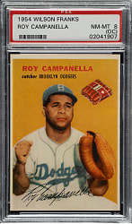 1954 Wilson Franks Roy Campanella PSA NM-MT 8 (OC)