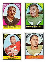 High-Grade 1967 Topps Football Complete Set (132)