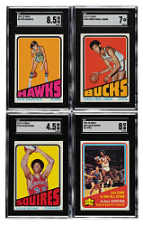 1972-1973 Topps Basketball Complete Set (264)