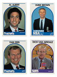 1989-1990 NBA Hoops Basketball Announcers Near-Complete Set (40/44)