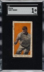 1910 E98 Anonymous "Set of 30" Honus Wagner SGC POOR 1 - Orange Background