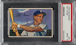 1952 Bowman #51 Gil Coan PSA MINT 9 - Highest Graded!