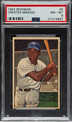 1952 Bowman #5 Orestes Miñoso Rookie PSA NM-MT 8