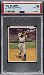 1950 Bowman #22 Jackie Robinson PSA VG-EX 4
