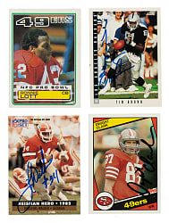 Signed 1950 to 2020 Topps, Bowman, Score, and Philadelphia Football Collection (1,589) Including Tim Brown, Ronnie Lott, and Dan Fouts