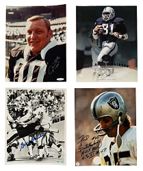 Oakland Raiders Signed Photograph Collection (212) Including George Blanda, Fred Biletnikoff, and John Madden