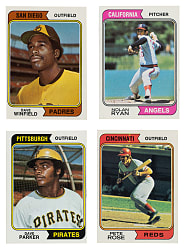 1974 Topps Complete Set (660) Plus Traded Series (44) and Team Checklists (24)