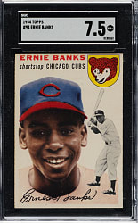 1954 Topps #94 Ernie Banks Rookie SGC NM+ 7.5