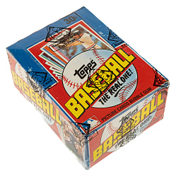1982 Topps Unopened Wax Box (36 Packs) - BBCE