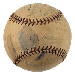 1926 St. Louis Cardinals World Champions Team-Signed Baseball with Hornsby, Bottomley, and Southworth - JSA - From the Urban Shocker Collection