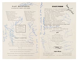 1948 Connecticut Boxing Guild 19th Annual Banquet Multi-Signed Program with Rocky Marciano, Willie Pep, Rocky Graziano, and Jake LaMotta - PSA/DNA