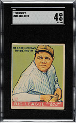 1933 R319 Goudey #181 Babe Ruth SGC VG/EX 4