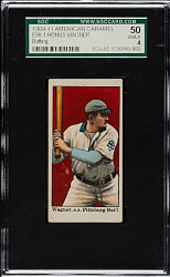 1909-1911 E90-1 American Caramel Honus Wagner Batting SGC VG/EX 50