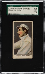 1909-1911 E90-1 American Caramel Eddie Plank SGC VG/EX 50