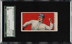 1909-1911 E90-1 American Caramel Willie Keeler Throwing SGC VG 40