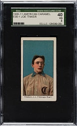 1909-1911 E90-1 American Caramel Joe Tinker SGC VG 40