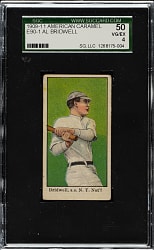 1909-1911 E90-1 American Caramel Al Bridwell SGC VG/EX 50