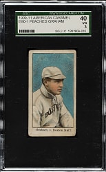 1909-1911 E90-1 American Caramel Peaches Graham SGC VG 40