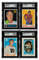 High-Grade 1970-1971 Topps Hockey Complete Set (132) Plus Complete Stickers Set (33) and O-Pee-Chee Second Series Complete Set (#133-264)