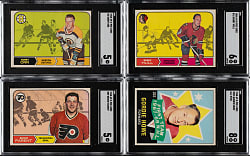 1968-1969 O-Pee-Chee Hockey Complete Set (216) and Puck Stickers Complete Set (22)